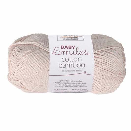 Cotton bamboo-Baby smiles, 90370, color 1035, pink