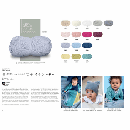 Cotton bamboo-Baby smiles, 90370, Farbe 1136, himbeere