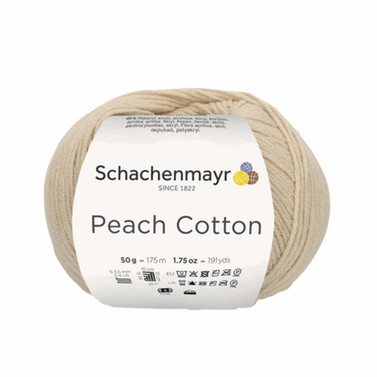 Peach Cotton 50g, 90371, Farbe 102, natur