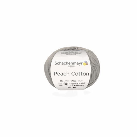 Peach Cotton 50g, 90371, color 190, silver