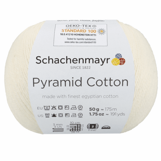 Pyramid Cotton 50g, 90400, color 2, natural