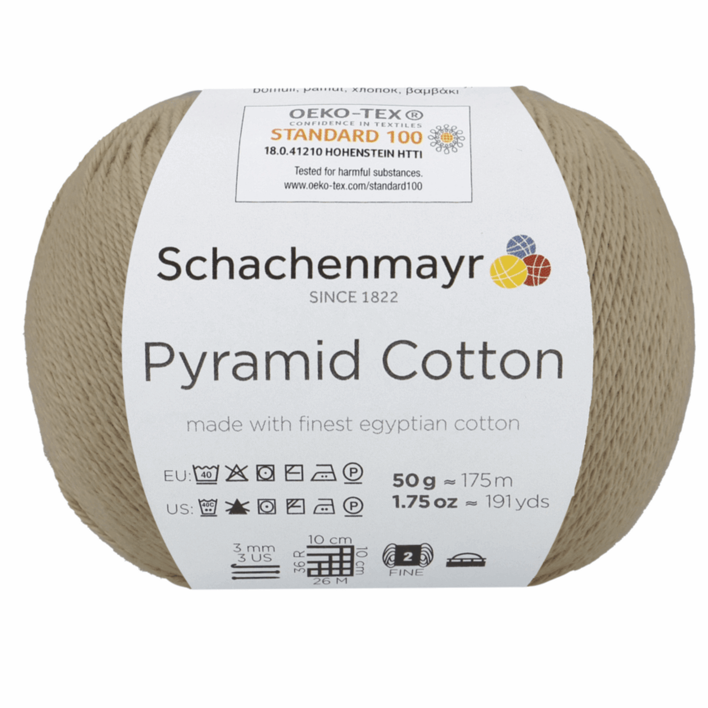 Pyramid Cotton 50g, 90400, Farbe 5, beige