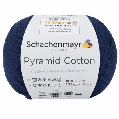 Pyramid Cotton 50g, 90400, color 50, navy