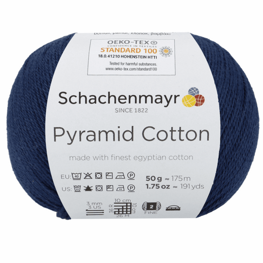 Pyramid Cotton 50g, 90400, Farbe 50, marine