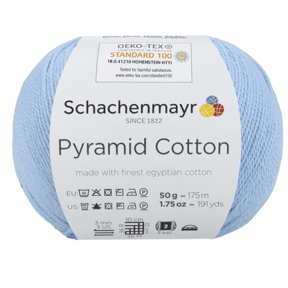 Pyramid Cotton 50g, 90400, color 52, light blue