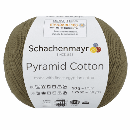 Pyramid Cotton 50g, 90400, color 70, khaki