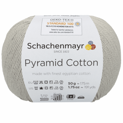 Pyramid Cotton 50g, 90400, Farbe 90, silber