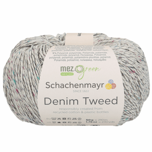 Schachenmayr Denim Tweed 50g, 90401, Farbe Creme 1