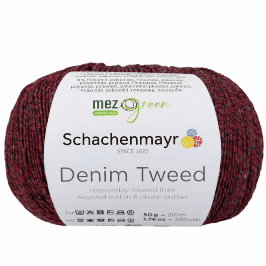 Schachenmayr Denim Tweed 50g, 90401, Farbe Cherry 30