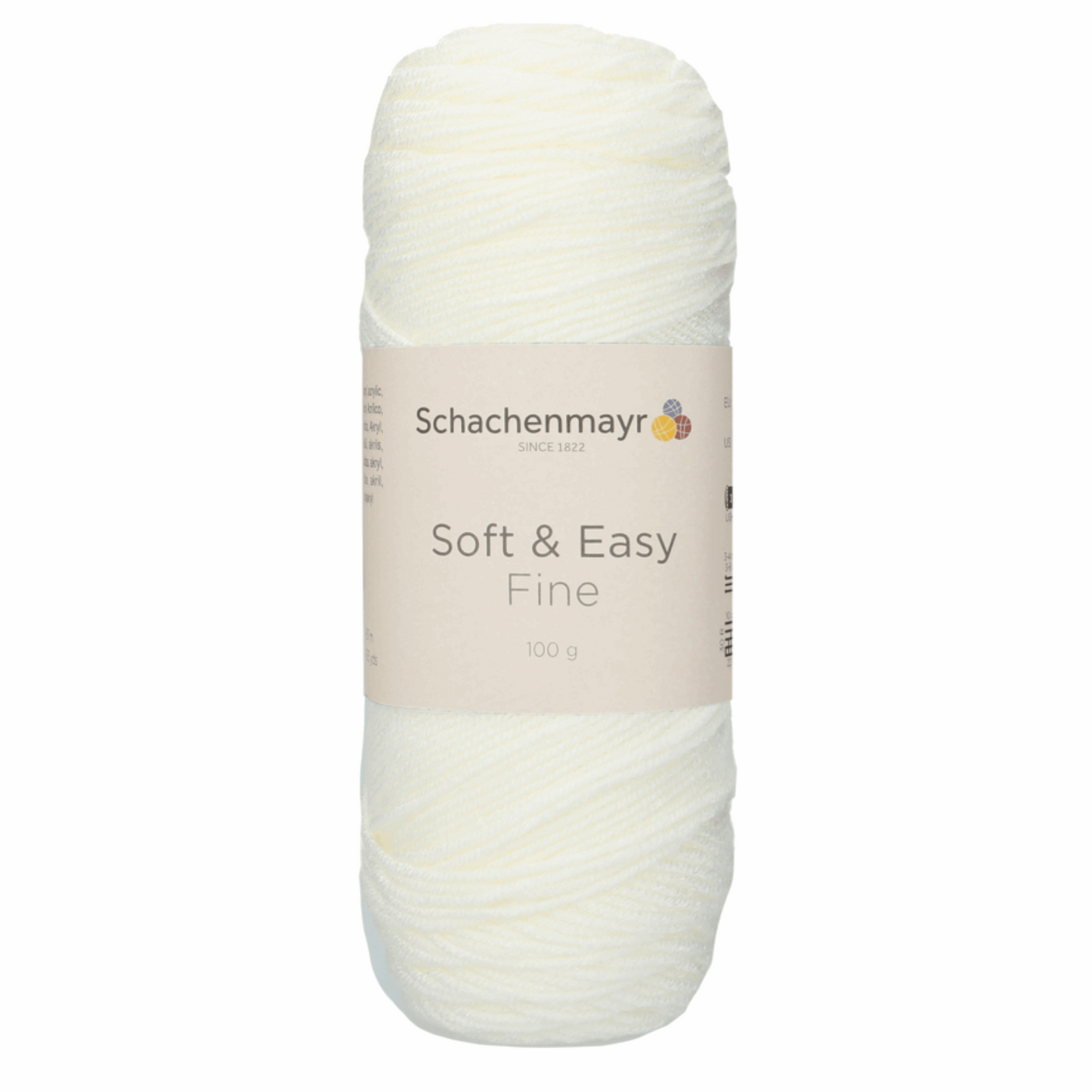 Schachenmayr Soft & Easy Fine 100g, 90402, Farbe Natur 2