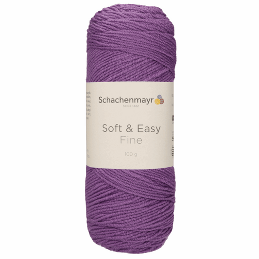 Schachenmayr Soft &amp; Easy Fine 100g, 90402, color purple 49
