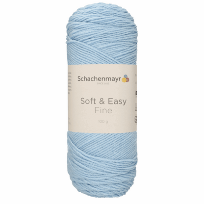 Schachenmayr Soft &amp; Easy Fine 100g, 90402, color light blue 52