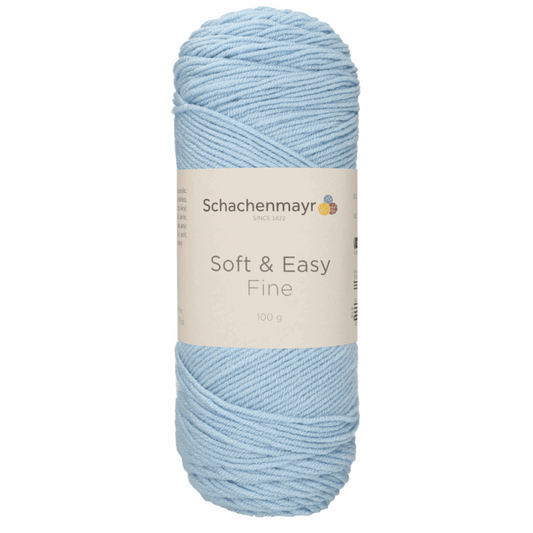 Schachenmayr Soft & Easy Fine 100g, 90402, Farbe Hellblau 52