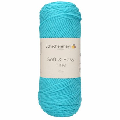 Schachenmayr Soft &amp; Easy Fine 100g, 90402, color turquoise 66