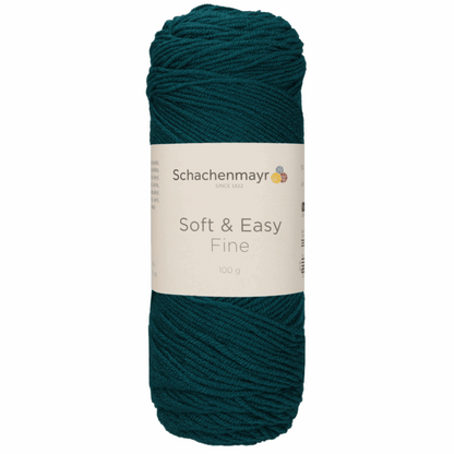 Schachenmayr Soft &amp; Easy Fine 100g, 90402, color petrol 69