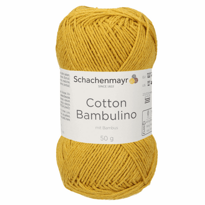 Schachenmayr Cotton Bambulino 50g, 90403, Farbe Mais 22
