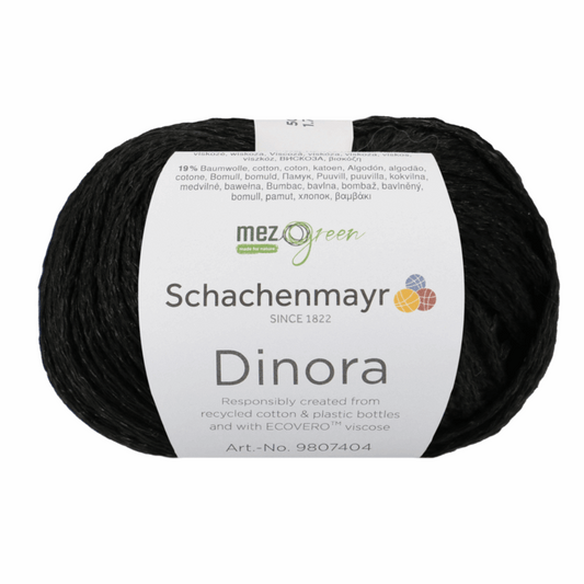 Schachenmayr Dinora 50g, 90404, Farbe Schwarz 99