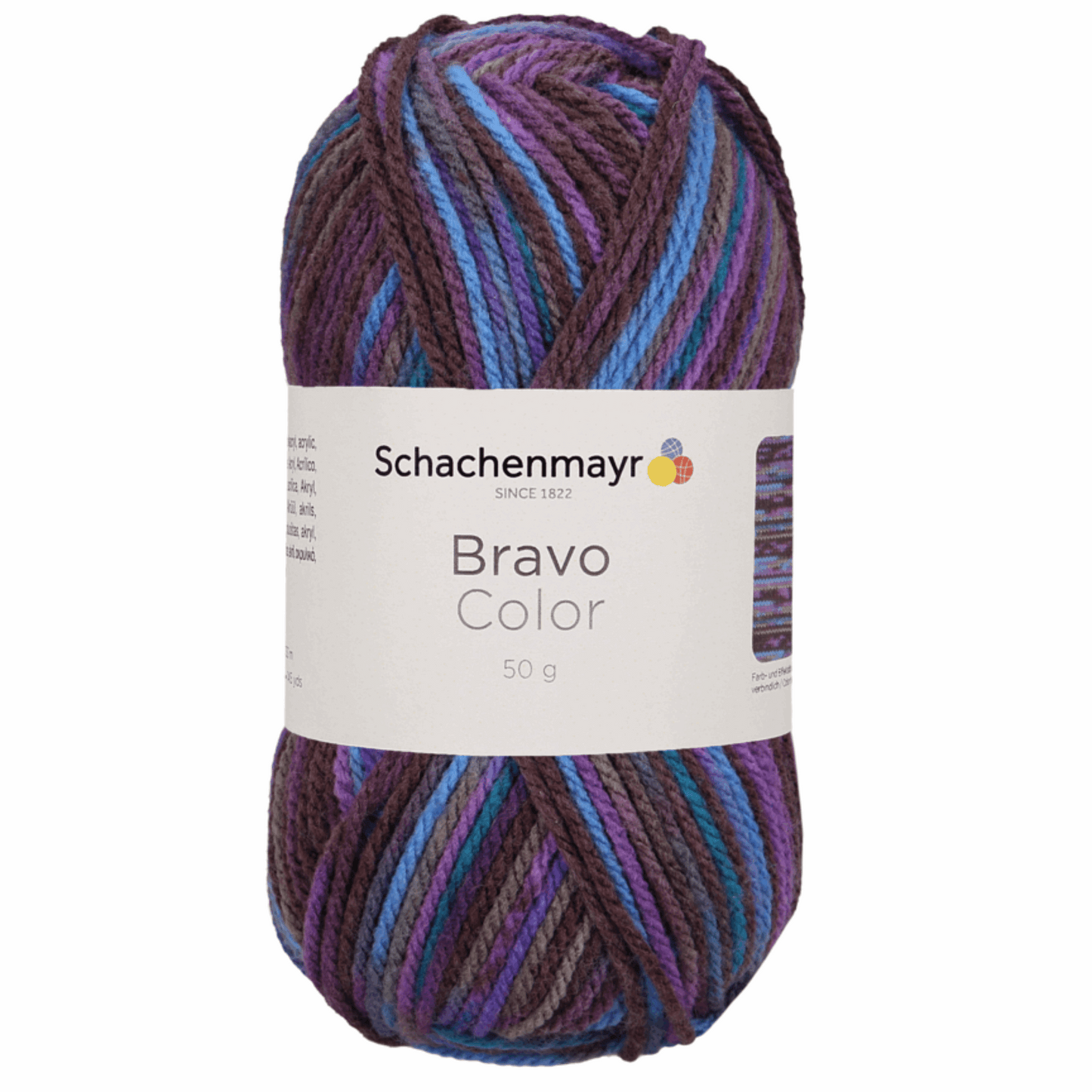 Schachenmayr Bravo Color 50g, 90421, Farbe Violett Color 2086