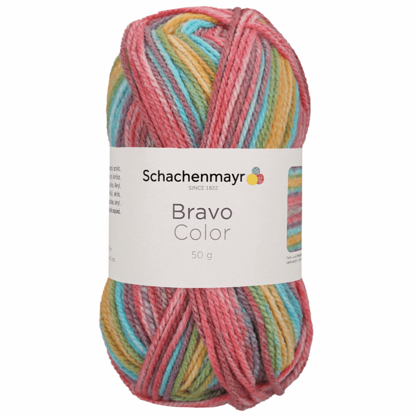 Schachenmayr Bravo Color 50g, 90421, Farbe Clown Color 2120