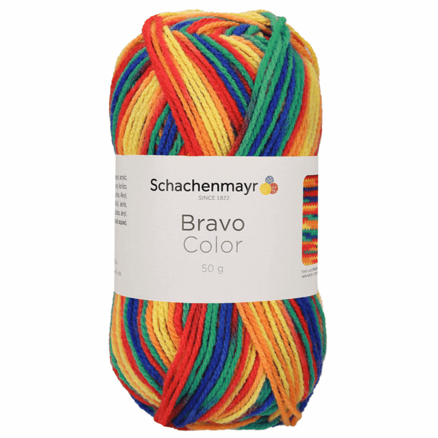 Schachenmayr Bravo Color 50g, 90421, Farbe Nizza Color 90