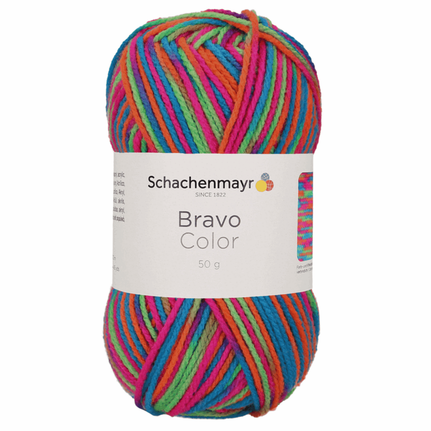 Schachenmayr Bravo Color 50g, 90421, Farbe Electra Color 95