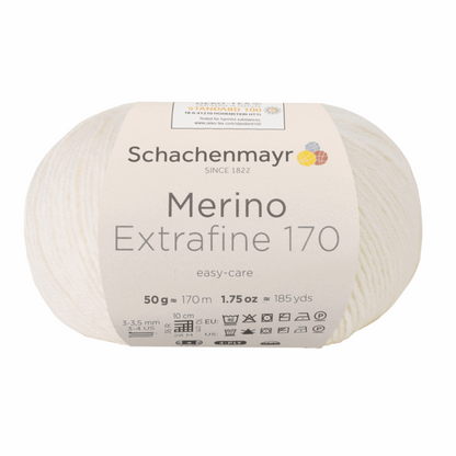 Schachenmayr Merino Extrafine 170 50g, 90551, color natural 2