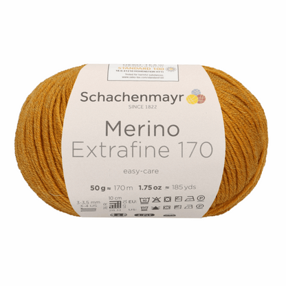 Schachenmayr Merino Extrafine 170 50g, 90551, color gold 26