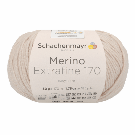 Schachenmayr Merino Extrafine 170 50g, 90551, Farbe Leinen 3