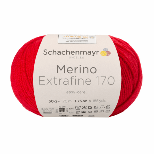 Schachenmayr Merino Extrafine 170 50g, 90551, color cherry 31