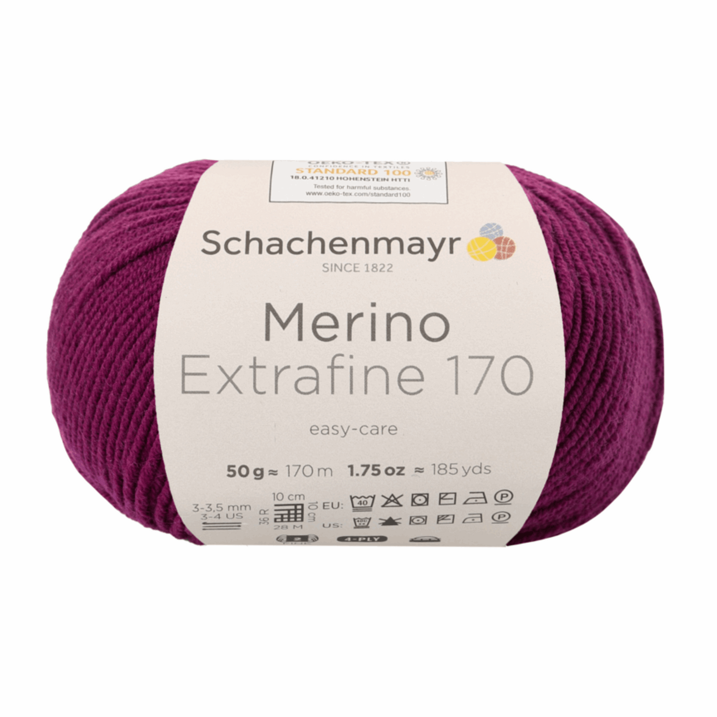 Schachenmayr Merino Extrafine 170 50g, 90551, Farbe Burgund 33
