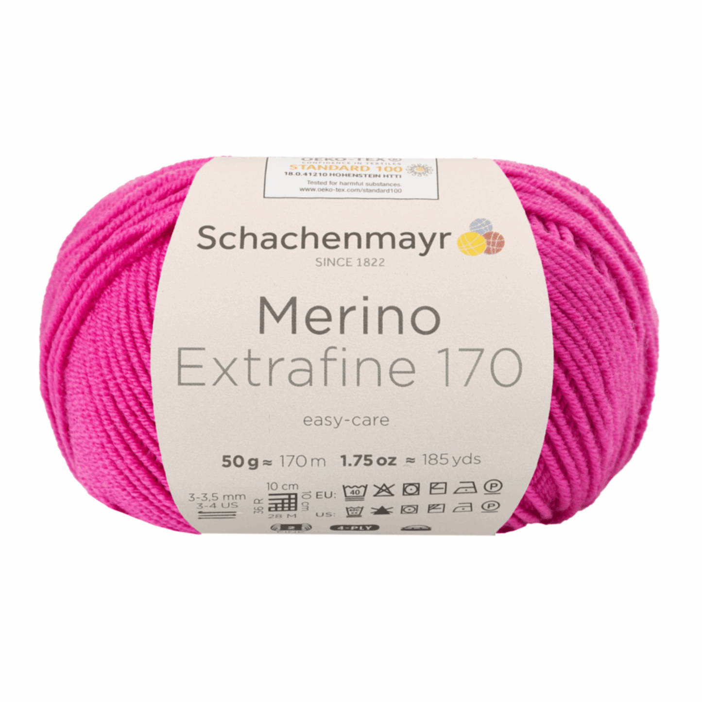 Schachenmayr Merino Extrafine 170 50g, 90551, color pink 37