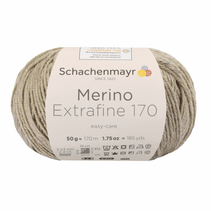 Schachenmayr Merino Extrafine 170 50g, 90551, color beige mottled 6