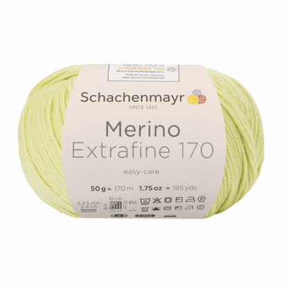 Schachenmayr Merino Extrafine 170 50g, 90551, color lime 75