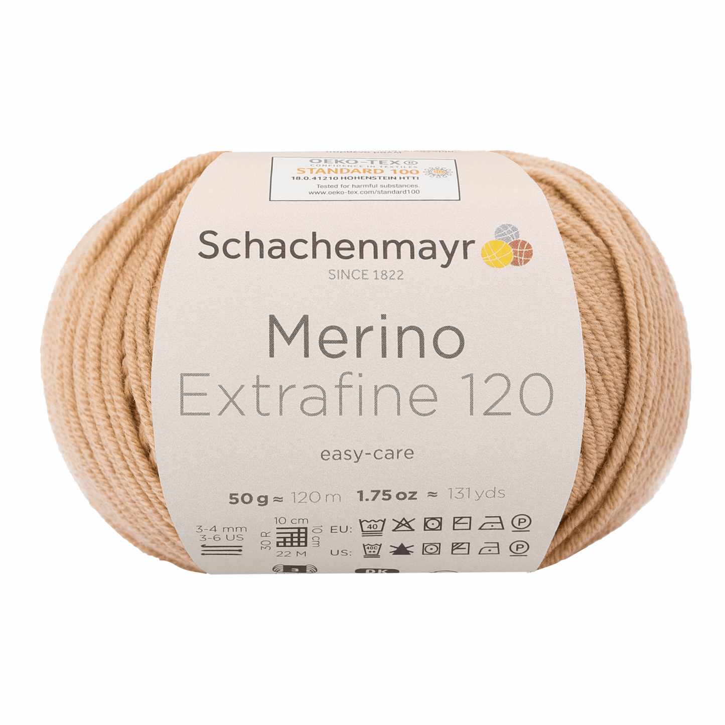 Schachenmayr Merino Extrafine 120 50g, 90552, color camel 105