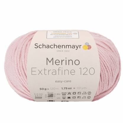 Schachenmayr Merino Extrafine 120 50g, 90552, color antique pink 1134