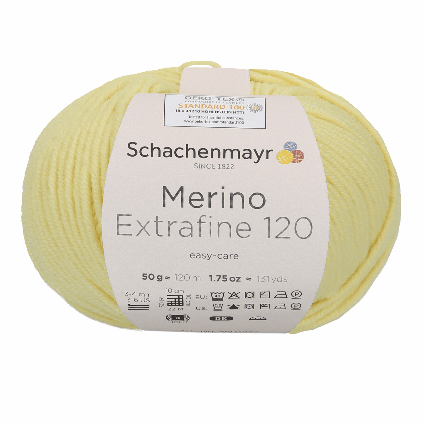 Schachenmayr Merino Extrafine 120 50g, 90552, Farbe Lemon 1175
