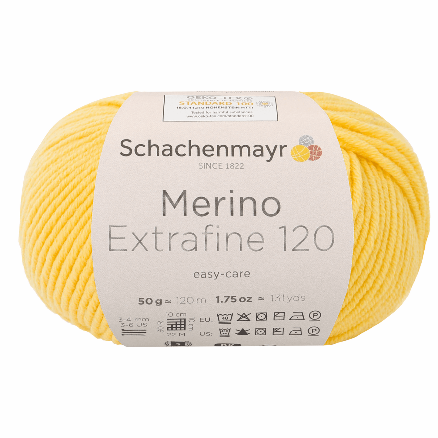 Schachenmayr Merino Extrafine 120 50g, 90552, Farbe Sonne 120