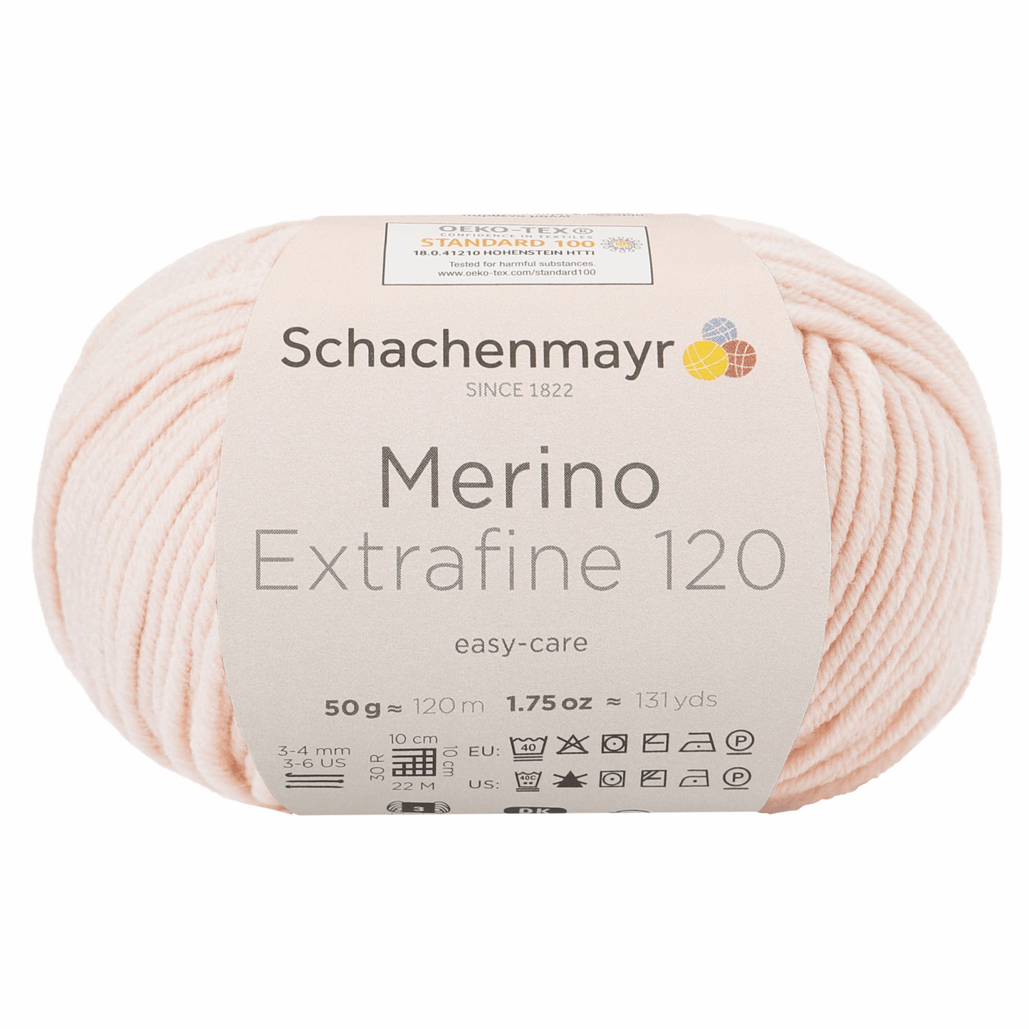 Schachenmayr Merino Extrafine 120 50g, 90552, Farbe Teint 124