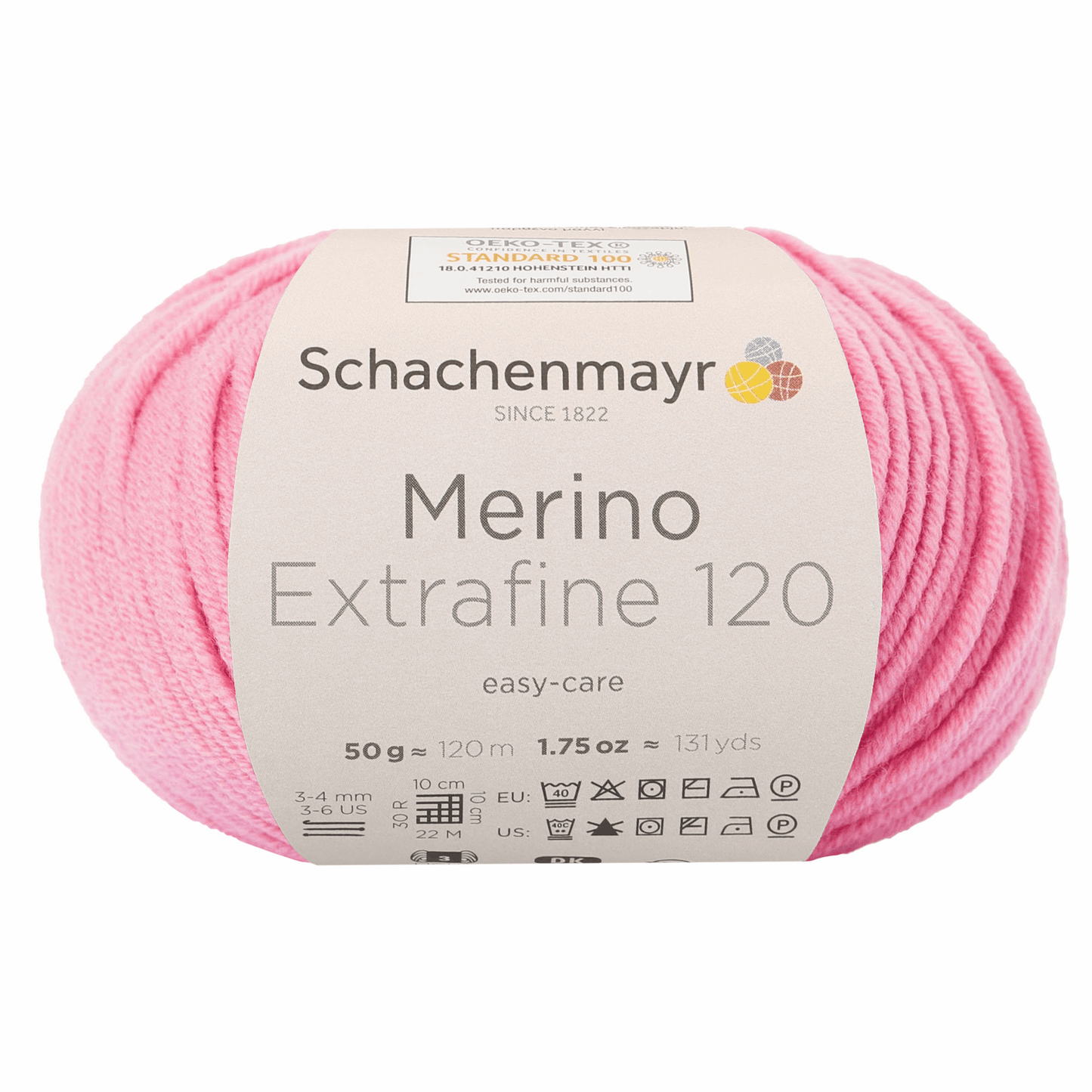 Schachenmayr Merino Extrafine 120 50g, 90552, Farbe Teerose 136