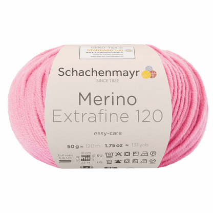 Schachenmayr Merino Extrafine 120 50g, 90552, color tea rose 136