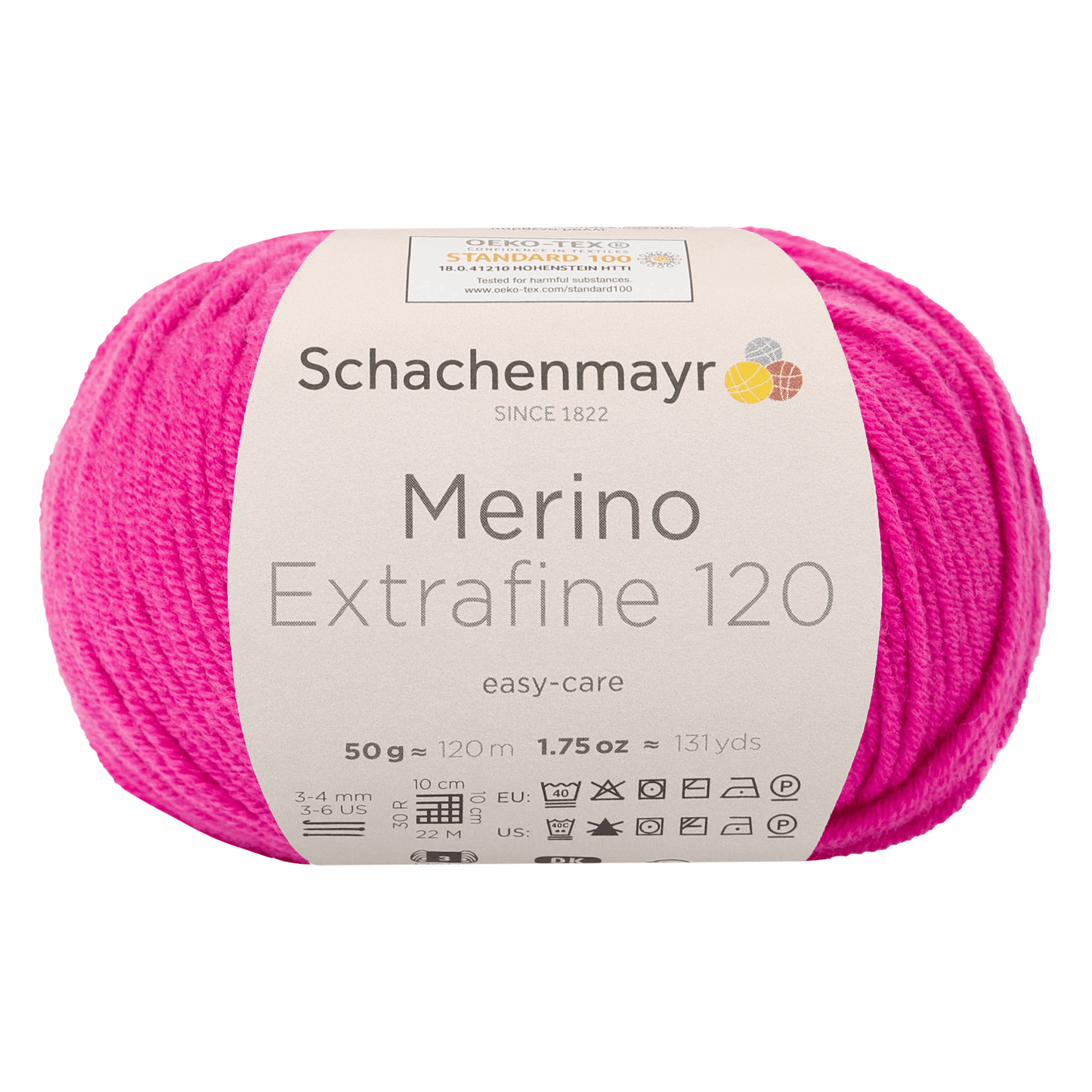 Schachenmayr Merino Extrafine 120 50g, 90552, Farbe Pink 137