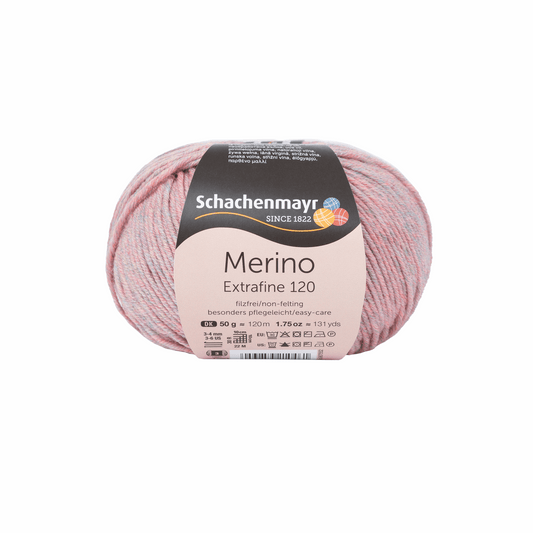 Schachenmayr Merino Extrafine 120 50g, 90552, color Daydream mottled 141