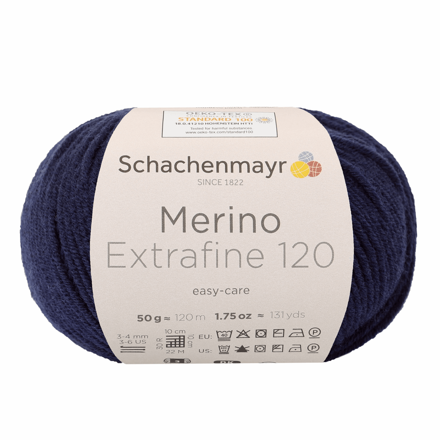 Schachenmayr Merino Extrafine 120 50g, 90552, Farbe Marine 150