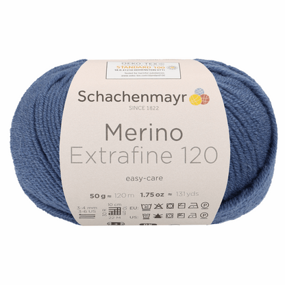 Schachenmayr Merino Extrafine 120 50g, 90552, color ink 159