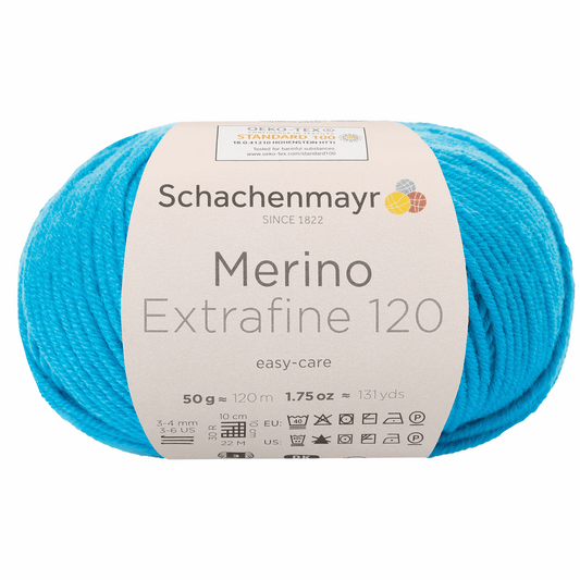 Schachenmayr Merino Extrafine 120 50g, 90552, Farbe Capri 168