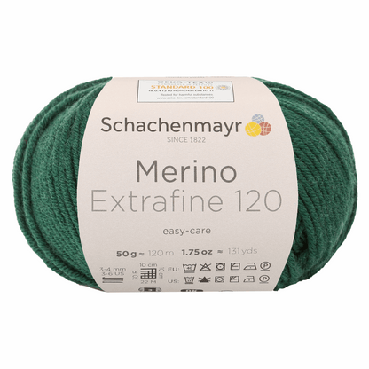 Schachenmayr Merino Extrafine 120 50g, 90552, color fir 172