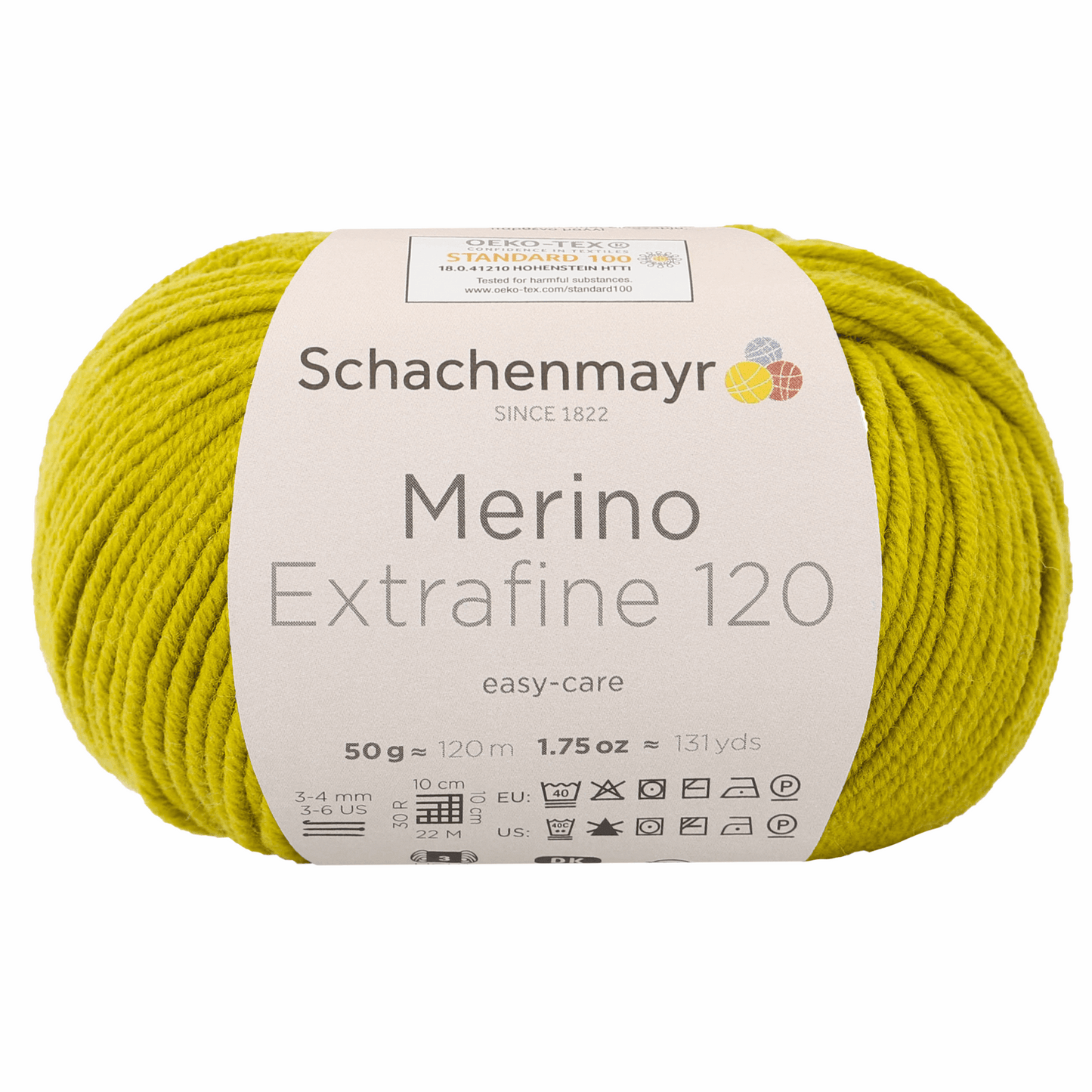 Schachenmayr Merino Extrafine 120 50g, 90552, Farbe Anis 174