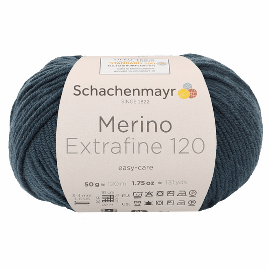 Schachenmayr Merino Extrafine 120 50g, 90552, color gray green 178