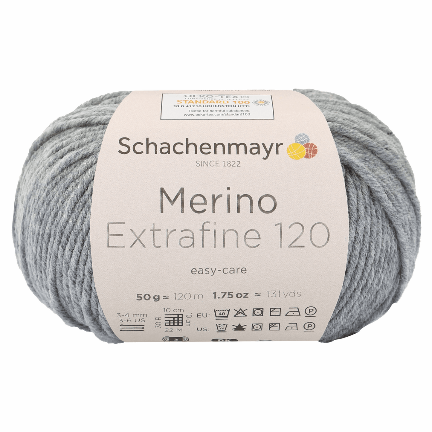 Schachenmayr Merino Extrafine 120 50g, 90552, color flannel mottled 191