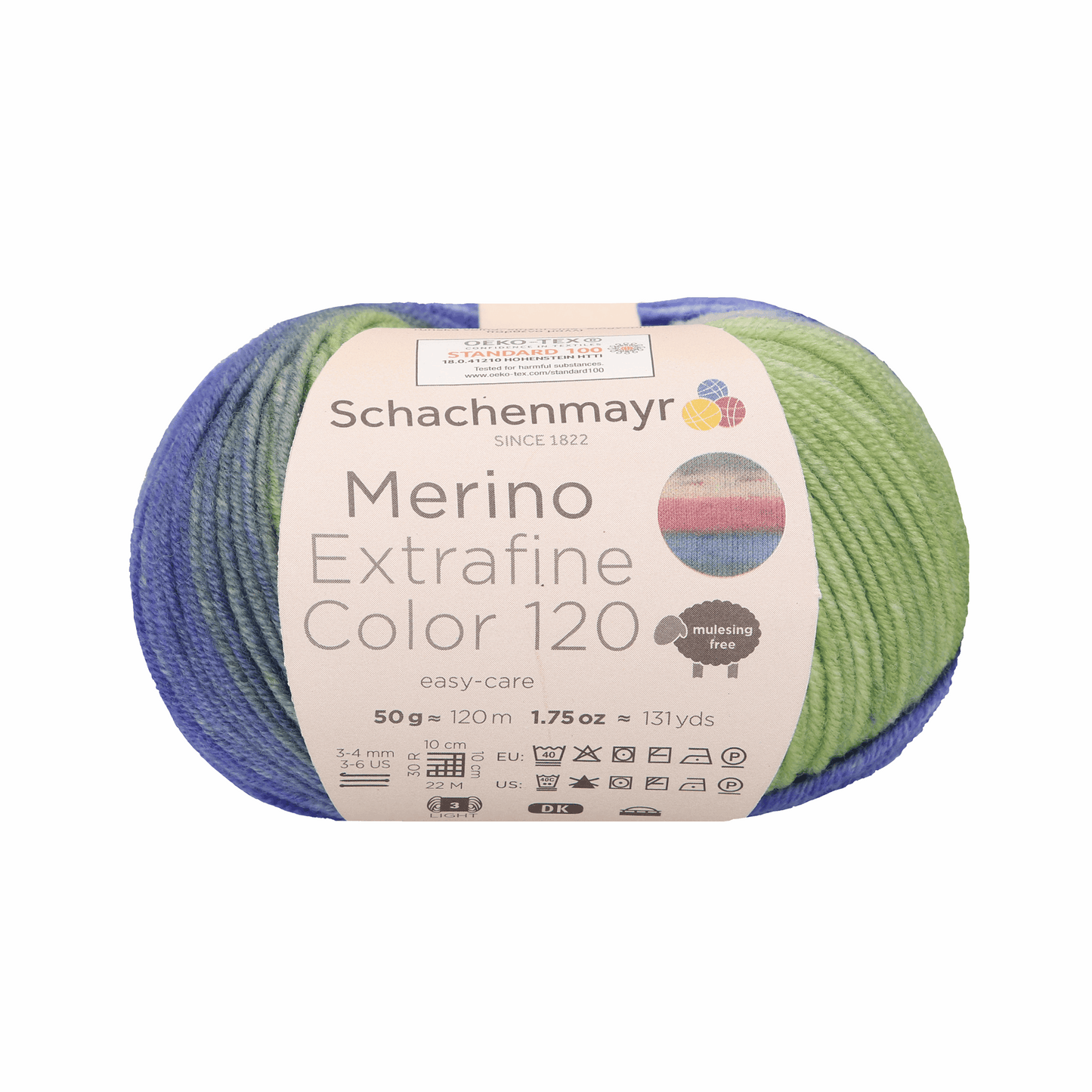 Schachenmayr Merino Extrafine Color 120, 50g